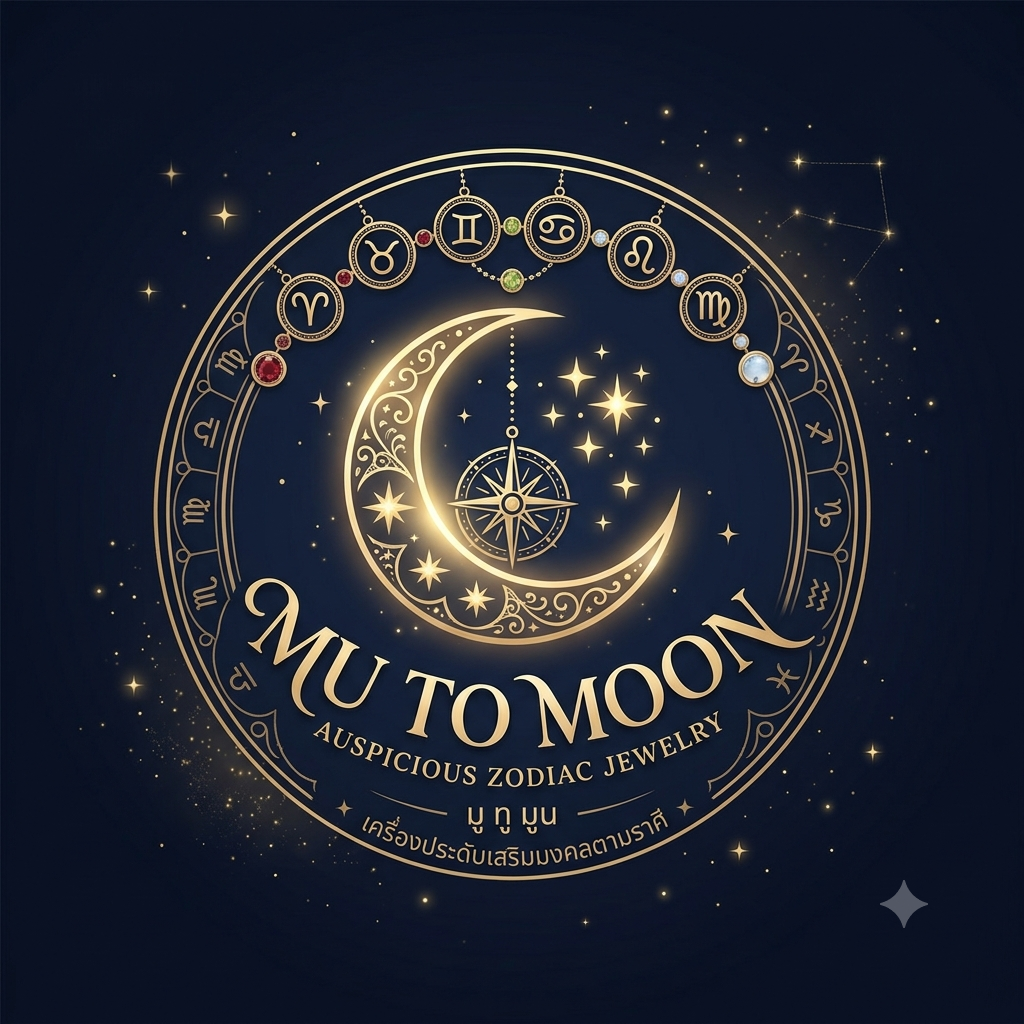 Mu To Moon โลโก้ — เครื่องประดับเสริมมงคลตามราศี